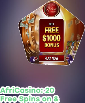 Africasino sign up bonus