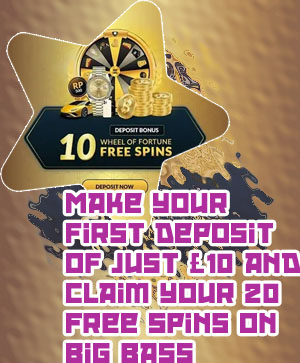 Deposit 10 get free spins