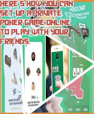 Play poker with your friends online