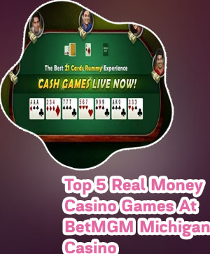 Poker game real cash