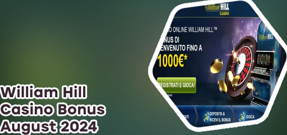 William hill casino bonus